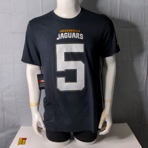 NEW Nike Men's Jacksonville Jaguars Blake Bortles 5 T-Shirt Size Large